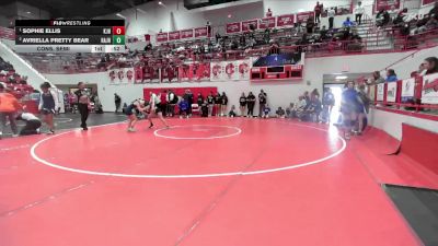 JH 102 lbs Cons. Semi - Avriella Pretty Bear, HARRAH JH vs Sophie Ellis, KINGFISHER JH