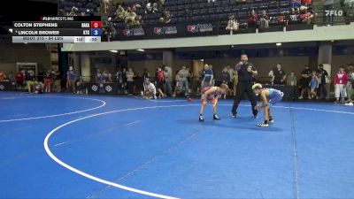 84 lbs Quarters - Colton Stephens, Bad Karma vs Lincoln Brower, KD Training Center