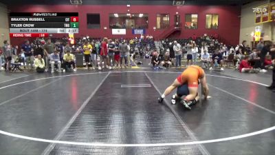 174 lbs Cons. Round 4 - Braxton Russell, The Citadel vs Tyler Crow, Truett-McConnell (Ga.)