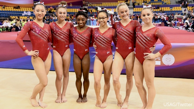 U S Women Win 2018 World Championships Team Gold Despite Mistakes 