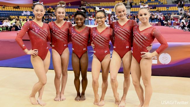 U.S. Women Win 2018 World Championships Team Gold Despite Mistakes -  FloGymnastics