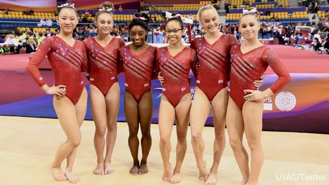 U.S. Women Win 2018 World Championships Team Gold Despite Mistakes