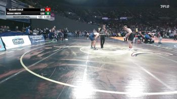 5A Boys 215 lbs Quarterfinal - Elijah Cole, Crater Boys vs Noah Nieto, Canby Boys