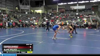 125 lbs Quarterfinal - Maximus Dhabolt, Sebolt Wrestling Academy vs Blaine Wallace, Odessa Youth Wrestling Club