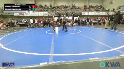 126 lbs Quarterfinal - Damari McHenry, Tulsa North Mabee Stampede vs Bryson Delousier, KIPP TULSA