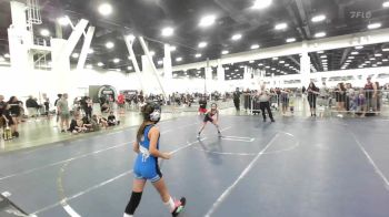 58 lbs Semifinal - Kensey Morales, BlackCat WC vs Violet Lambert, Rancho Bernardo WC