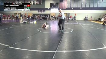 100 lbs Cons. Round 3 - Danna Manuel, Wahlert Catholic vs Aylla Karahodzic, Waterloo West