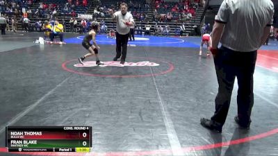 69 lbs Cons. Round 4 - Fran Blake, Panther WC vs Noah Thomas, Bulls WC