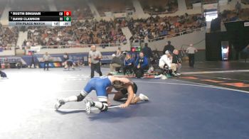177-D2 5th Place Match - Rustin Bingham, Campo Verde High School vs David Clawson, Buena High School