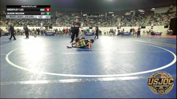 100 lbs Rr Rnd 3 - Brentley Lee, Henryetta Knights Wrestling Club vs Jaxon Wilson, Standfast