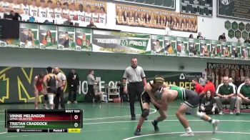 150 lbs Cons. Round 4 - Tristan Craddock, Cloverleaf vs Vinnie Melragon, Upper Arlington