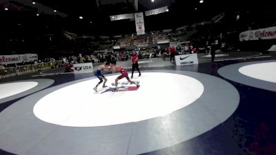 120 lbs Champ. Rd Of 64 - Jett Campbell, LAWC vs Kai Buonomo, La Costa Canyon High School Wrestling