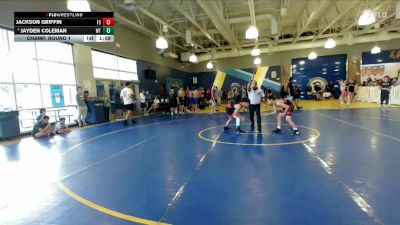 85 lbs Champ. Round 1 - Jackson Griffin, Florida Scorpion vs Jayden Coleman, Well Trained
