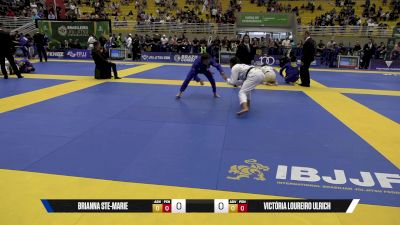Victória Loureiro Ulrich vs Brianna Ste-Marie 2025 Brasileiro Jiu-Jitsu IBJJF