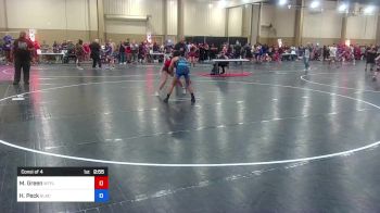 105 lbs Consi Of 4 - McKenna Green, Well Trained vs Hayle Peck, Black Flag Wrestling Academy