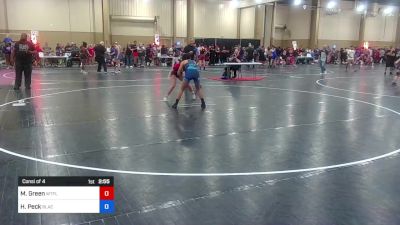 105 lbs Consi Of 4 - McKenna Green, Well Trained vs Hayle Peck, Black Flag Wrestling Academy