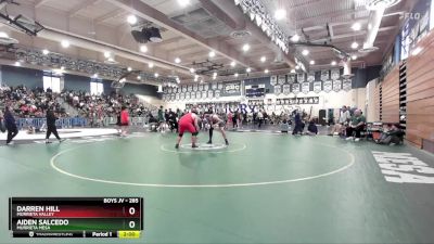 285 lbs Round 1 - Darren Hill, Murrieta Valley vs Aiden Salcedo, Murrieta Mesa