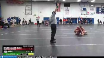 165 lbs Champ. Round 2 - Caleb Brandenburg, Wisconsin-Platteville vs Zeb Gnida, Loras