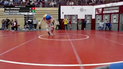 132 lbs Champ. Round 3 - Will Patterson, South Adams vs Dane Pippenger, East Noble