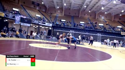 125 lbs 3rd Place Match - Brady Foster, Cloud County Community College vs Bishop Murray, Nebraska-Kearney