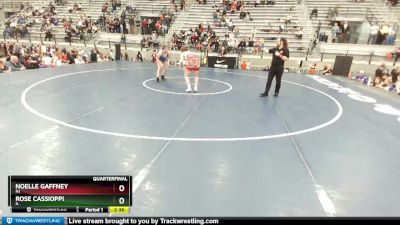 72 lbs Quarterfinal - Noelle Gaffney, NJ vs Rose Cassioppi, IL