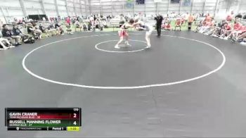 170 lbs Round 1 (8 Team) - Gavin Craner, Team Michigan Blue vs Russell Manning Flowers, Georgia Blue