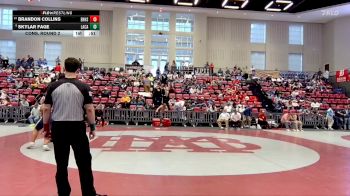 285 lbs Cons. Round 2 - Brandon Collins, Ensworth High School vs Skylar Fage, Lakeway Christian Academy