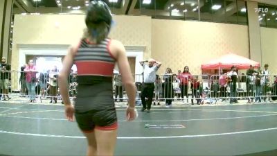 80 lbs Round Of 16 - Khaleesi Christensen, Savage WC vs Anabel Chavez, The Valley WC