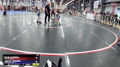 55 lbs Rd# 6- 3:15pm Friday - Ellie Campbell, Lady Reapers vs Paisley Grinder, Maryland Gold