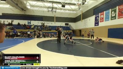 63 lbs 1st Place Match - Kneeland Senescall, Big Cat Wrestling Club vs Elliot Colliflower, Spokane Wrestling