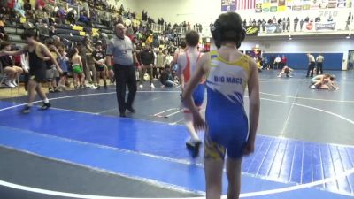 80 lbs Semifinal - Brody Compau, Michigan Grappler RTC vs Isaac Hrelec, Canon-McMillan