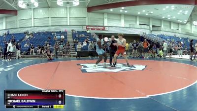 175 lbs Quarterfinal - Chase Leech, IN vs Michael Baldwin, MI