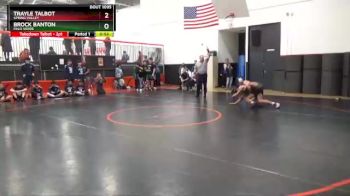 170 lbs Cons. Round 5 - Trayle Talbot, Spring Valley vs Brock Banton, Palo Verde