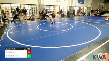 126 lbs Quarterfinal - Calvin Smith, Sperry Wrestling Club vs Gunner Goodwin, Skiatook Youth Wrestling 2022-23