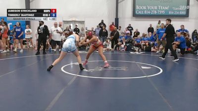 71 kg Quarterfinal - Jameson Strickland, MGW Monkey Business - W vs Timberly Martinez, Okie Girls - W