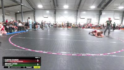 144 lbs Semifinal - Curtis Duren, Social Circle USA Takedown vs Bryan Cates, COFFEE FAFO