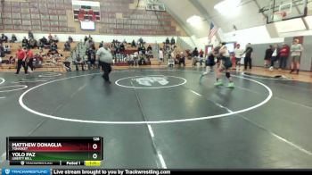 126 lbs Semifinal - Matthew Donaglia, Tonasket vs Yolo Paz, Liberty Bell