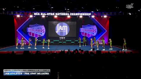 JAM Athletics - Pink Army Reloaded [2026 L1 Youth - D2 - Small - A Day 1] 2026 NCA All-Star National Championship
