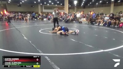 120 lbs Round 4 (6 Team) - Justin Harbin, Team Misfits vs Chase Alspaugh, Mississippi Mayhem