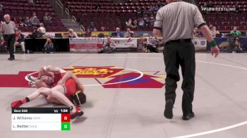 106 lbs Round Of 16 - Jorden Williams, Hempfield vs Luke Reitter, Council Rock South