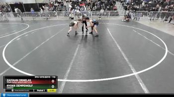 113 lbs Champ. Round 4 - Zaiyahn Ornelas, Team Zapas Wrestling Club vs Ryder Dempewolf, Kansas