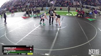 152 lbs Quarterfinal - Zoei Mathews, White Pine vs Addison Canja, Cimarron Memorial