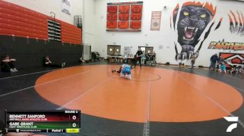 120-126 lbs Round 2 - Gabe Grant, Cody Wrestling Club vs Bennett Sanford, Greybull Basin Athletic Club