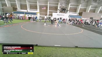 175 lbs Cons. Semi - McCallister Crowley, Cougars WC vs Stephen Wisniewski, Olympian Wrestling