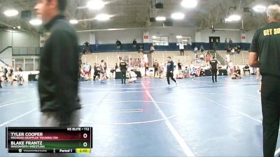 112 lbs Cons. Round 5 - Tyler Cooper, Michigan Grappler Training Cen vs Blake Frantz, Wadsworth Wrestling