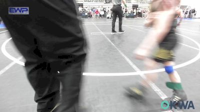 43 lbs Quarterfinal - Cash Scott, Cowboy Wrestling Club vs Parker Elliott, Woodward Youth Wrestling