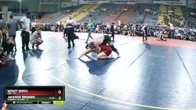 285 lbs Quarters & 1st Wb (16 Team) - Jackson Brinker, Cornell College vs Wyatt Smith, Coe