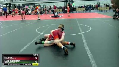 84 lbs Round 9 (10 Team) - Luke Bucheimer, Terps Xpress MS vs Eli Shea, Dayton Bandits