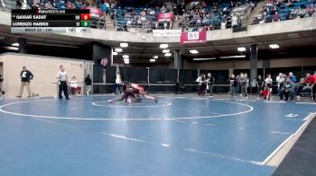 144 lbs Champ. Round 1 - Qaisar Sadat, Niles West vs Lorenzo Harris, Unattached