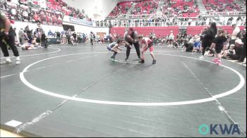 52 lbs Rr Rnd 1 - Alec Arnold, Del City Little League Wrestling vs Tinley Jones, Kingfisher YellowJackets